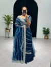Jk Designer Party Wear Blooming Vichitra Lehenga Readymade Sarees Wholesale Price In Surat